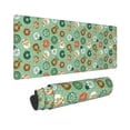 thumbnail image 2 of Disketp Gaming Mouse Pad Christmas Donuts Pattern Large Mouse Mat Long Extended Desk Pad Non-Slip Rubber Mice Pads Stitched Edges Thin Pad (11.8x31.5 Inch), 2 of 8