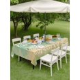 thumbnail image 3 of Outdoor Tablecloth with Umbrella Hole and Zipper, Sunflowers Rectangle Table Cloth 54x80 Inch Waterproof Tablecloth, Modern Bee You Are My Sunshine Green Picnic Table Cover for Patio Camping, 3 of 7