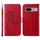thumbnail image 1 of For Google Pixel 7a Leather Case Wallet Phone Cover Dandelion Imprint - Green, 1 of 5