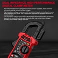thumbnail image 3 of Multimeters,Clamp Meter Eryue Meter Display Clamp 4000 Voltmeter Diode Resistance Diode Resistance Clamp Handheld Dc Voltmeter Meter Handheld Dc Siuke Dc Voltmeter Diode Buzhi, 3 of 7