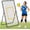 Black, variant on EDX Volleyball Rebounder Net with Travel Bag, Adjustable Angle Training Equipment for Solo Practice & Team Drills, Blue