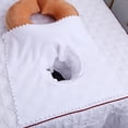 thumbnail image 3 of de sábanas pa de con orificio pa en blanco shamjiam Sábana para cama de masaje, 3 of 8
