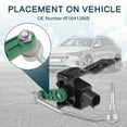 thumbnail image 3 of Unique Bargains Air Suspension Ride Height Level Sensor for Audi A6 Base 3.2L V6 - Gas 06-11 No.4F0941286B Front Right, 3 of 7