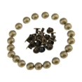 thumbnail image 1 of 20 Pieces Mushroom Dome Rivets Studs Spikes for Rivets Leathercrafts accessories Leather Leather Craft Bag 8mm bronze, 1 of 9