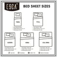 thumbnail image 5 of ESCA Turmeric Bed Sheets Set - OEKO-TEX Certified, 4-Piece Set (Flat Sheet, Fitted Sheet, Pillowcases) Twin Size, 5 of 6