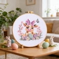 thumbnail image 4 of zhangmingg Easter Embroidery Kit for Beginners Complete Needlepoint Craft Set with Threads and Step-by-Step Instructions, 4 of 5