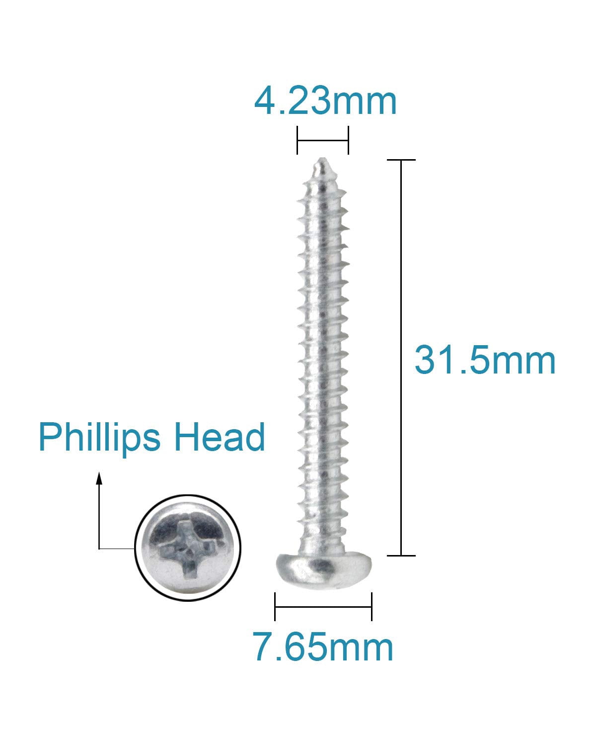 100pcs Plastic Self Drilling Drywall Anchors with Screws Assortment Kit, Wall Anchors Kit with 50pcs Screws/50pcs Drywall Anchors