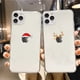 thumbnail image 4 of Transparent Cartoon New Year Christmas Creative Santa Phone Case for iPhone 11 12 13 14 15 Pro Max X XS XR 7 8 Plus SE 2 Cover, 4 of 5