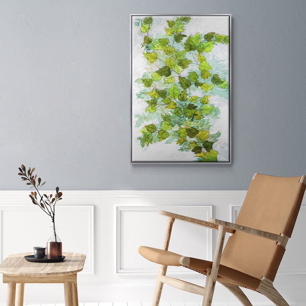 Ivy Framed Premium Gallery Wrapped Canvas - Ready to Hang