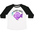 thumbnail image 3 of Inktastic Cutest Catch Cute Purple Fish Boys or Girls Toddler T-Shirt, 3 of 5