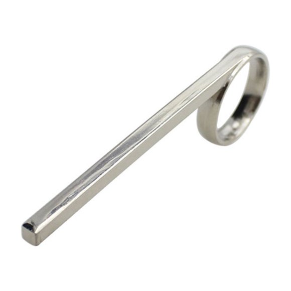 SKISUNO Anillo Para Deslizador De En Metal Plateado Fácil De Instalar Y Transportar