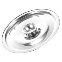 LOLIPPYY Metal Wok Lid Stainless Steel Round for Households 1Pack
