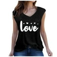 thumbnail image 4 of fatyb Tank Tops for Women Casual V Neck Sleeveless Graphic Tshirts Fashion Loose Womens Summer Shirts, 4 of 4