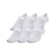 thumbnail image 1 of Pack de 6 calcetines Under Armour Essential Ultra Low Tab, color blanco, 1 of 4