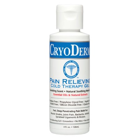 Cryoderm Cold Therapy Gel 4oz Bottle