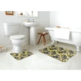 thumbnail image 4 of Yiaed Orchids Flowers Print Bathroom Mat Set 2 Pieces Mat Anti-Skid Pad Ultra Soft and Absorbent Bathroom Bath Mat Contour Bath Rugs for Toilet Base, 4 of 6