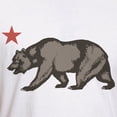thumbnail image 3 of CafePress - California Bear With Star Fitted T Shirt - Fitted T-Shirt, Vintage Fit Soft Cotton Tee, 3 of 4