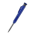 thumbnail image 1 of Blue Metal Long Head Hole Woodworking Pencil Engineering Marking Pen With Drying Ink And Precision Design For Woodworking And Construction Projects, 1 of 5