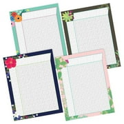 Barker Creek Petals & Prickles Incentive Chart Set 4 Charts