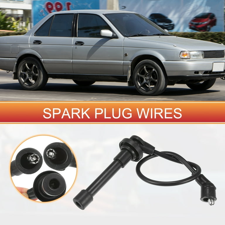 Spark Plug Coil Wires Ignition Coil Cable Fit for Nissan