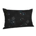 thumbnail image 2 of Disketp Pillow Covers Game Time Pattern Throw Pillow Case Cushion Covers,Cushion For Bedroom,Couch,Home-16"X24", 2 of 9