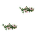 thumbnail image 2 of Naiovety Planta de flores artificiales Rosas falsas Plantas Simulación Colgante Fiesta de rosas Jardín Balcón Sala de estar Guirnalda Rosa Rosa 2Conjunto, 2 of 6