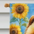 thumbnail image 2 of Chow Chow in Sunflowers House Flag 28 in x 40 in, 2 of 7