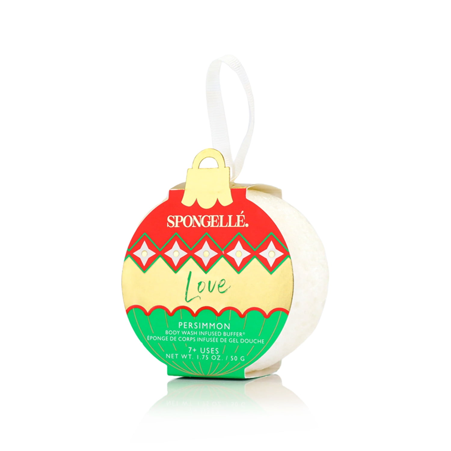 Spongellé - Deck the Halls Holiday Ornament Gift Set Christmas Stocking
