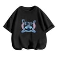 thumbnail image 4 of Ropa de niña Stitch de 3 a 12 años, camiseta para niños, camiseta de verano 2024 para bebés, ropa para niños, ropa para niñas, mono de camión para niños, 4 of 5