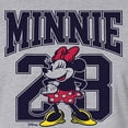 thumbnail image 3 of Disney - Minnie Mouse - Team Minnie Collegiate '28 - Juniors Cropped Cotton Blend T-Shirt, 3 of 5