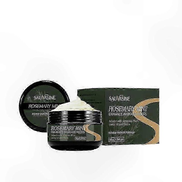 Natural Hair Mask with Biotin and Castor Oil for Growth and Strength - Rosemary Mint Scented Formula to Nourish Follicles and Promote Healthy Hair