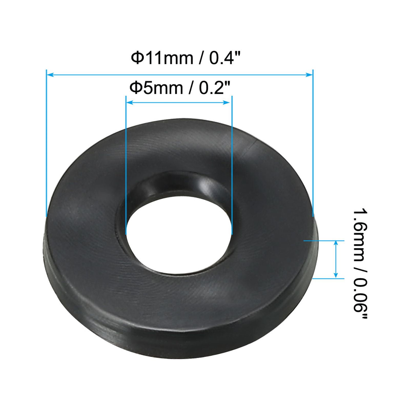 21.6mm O/D X 13.6mm I/D X 1.5mm Thk 21.6mm O/D X 13.6mm I/D X 1.5mm Thk