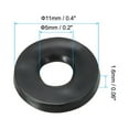 thumbnail image 2 of Uxcell M5 Rubber Flat Washer, 60 Pack 5mm ID 11mm OD Sealing Gasket Ring for Faucet Pipe Water Fastener Bolt, Black, 2 of 6