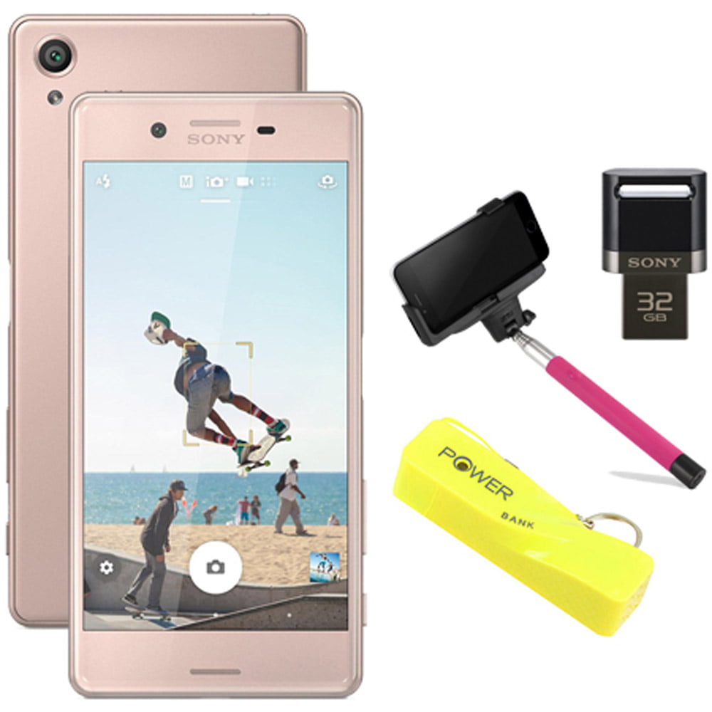 onderdelen Sta in plaats daarvan op Wedstrijd Sony Xperia X 32GB 5" Smartphone Unlocked Mobile Selfie Bundle (Rose Gold)  - Walmart.com