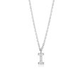 thumbnail image 1 of Diamondlite Cubic Zirconia Mini Initial I Necklace - Silver, 1 of 1