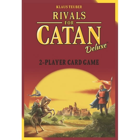 Rivals for CATAN Jeu de Cartes Édition DELUXE - Construire, Échanger et Conquérir avec des Composants Améliorés! Jeu Familial pour Enfants et Adultes, 10+, 2 Joueurs, 45-60 Minutes de Jeu
