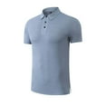 thumbnail image 3 of Generic Men's Quick Dry Gym Workout T Shirt Short Sleeve Outdoor Stretch Tops Moisture-Wicking Breathable Shirt, 3 of 4