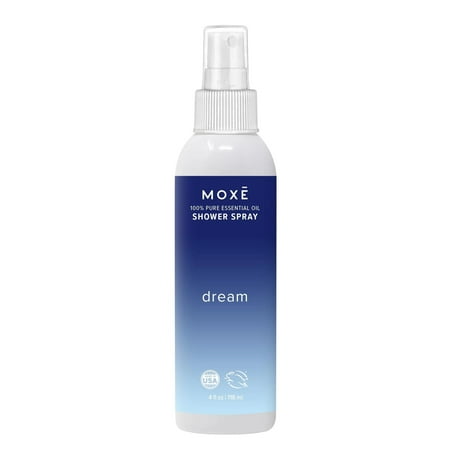 MOXE Dream Steam Shower Spray Lavender Essential Oil Shower Mist for Stress Relief and Relaxation 4 oz