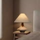 thumbnail image 4 of Lámpara de mesa de cerámica retro for dormitorio, mesita de noche, decoración for sala de estar y hotel., 4 of 6