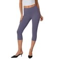 thumbnail image 5 of 7/8 Length Women's High Waist Yoga Capris Buttery Soft Tummy Control Booty Exercise Workout Leggings Comfortable Athletic Pants for All Activities, 5 of 5