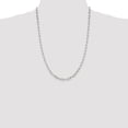 thumbnail image 3 of Auriga Fine Jewelry 925 Sterling Silver 4.25 mm Elongated Open Link Chain Necklace for Women 30", 3 of 5