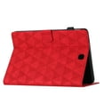thumbnail image 2 of Feishell for Samsung Galaxy Tab A 8.0-inch SM-T350/P350 Case, Embossed PU Leather Wallet Case with Multiple Angles Kickstand & Pencil Holder, Folio Magnectic Cover with Smart Auto Wake/Sleep,Red, 2 of 10