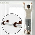 thumbnail image 5 of Natural Wooden Curtain Rod Brackets - Sturdy Holders For 1.4"(1 2/5") Poles, Decorative Supports For Living Room & Bedroom (C), 5 of 6