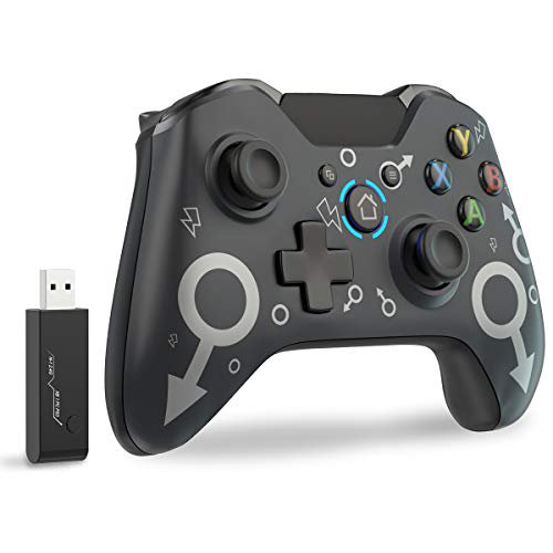 Wireless Controller For Xbox One Fit For Xbox One S One X Ps3 One Elite Windows 7 8 10 Usergaing Wireless Pc Gamepad With 2 4ghz Wireless Adapter Black Newest Version Walmart Com