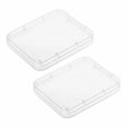 thumbnail image 1 of Transparent Storage Case for SD, SDHC, XD, MMC, CF Memory Cards - 20 Pack Plastic Card Box, 1 of 4