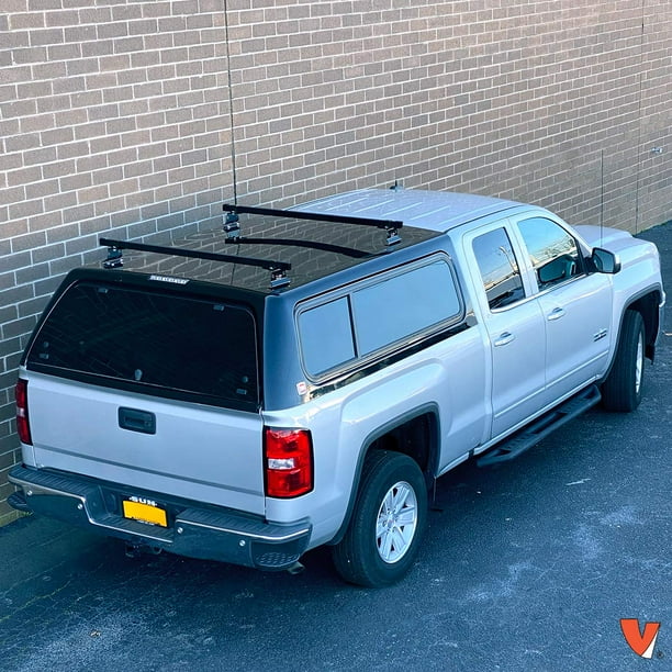 Vantech Universal Pickup Topper M1000 Ladder Rack w 60 Bar Steel Black Walmart