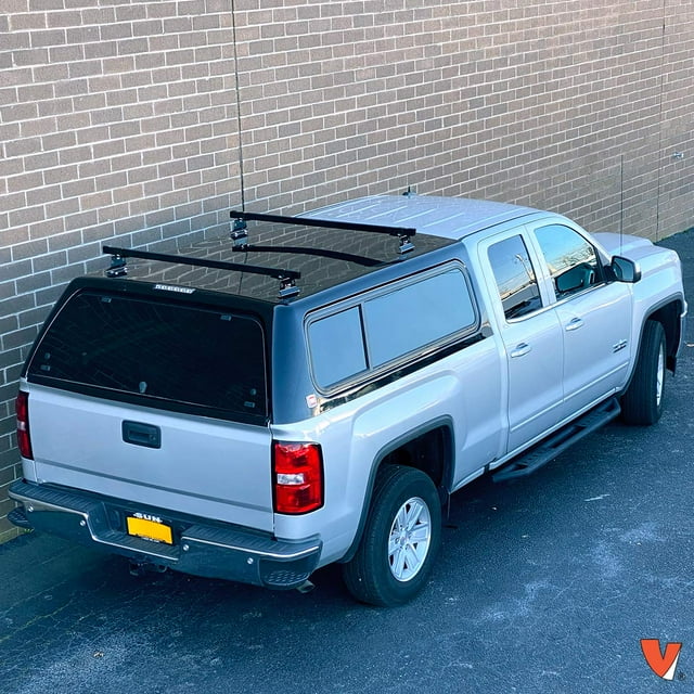 Vantech Universal Pickup Topper M1000 Ladder Rack w/ 60" Bar Steel Black