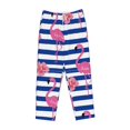 thumbnail image 4 of Daiia Pink Flamingo Women's Sleep Pant with Pockets and Drawstring,Pajama Pants-Large, 4 of 9