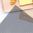 thumbnail image 3 of OFFIGAM 2Pcs Non Stick Barbecue Grid Mat Black Grill Solid Mat Dishwasher Safe for Bbq, 3 of 6