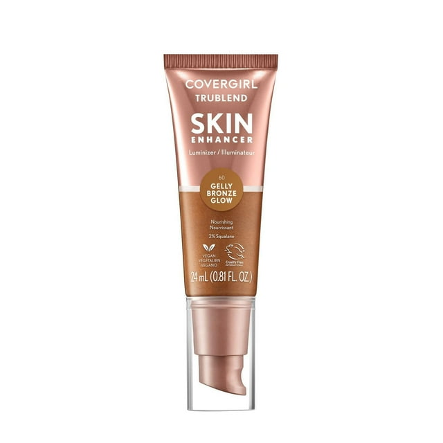 Covergirl TruBlend Skin Enhancer, Luminizer, Healthy-Looking Glow, Flexible Coverage, Clean & Vegan, Water-Based Formula, For All Skin Tones